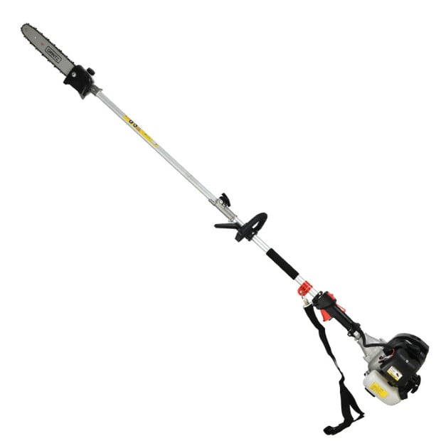 Pole Chainsaw Petrol Hedge Trimmer Brush Cutter Whipper Snipper Black Image 4
