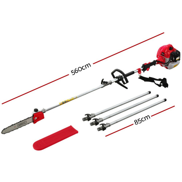 62cc Pole Chainsaw Saw Petrol Chain Tree Pruner Extended Spark Plug Image 2