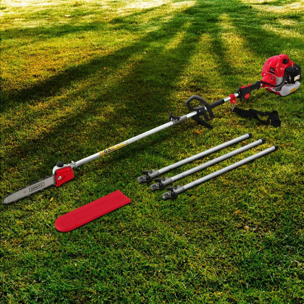 62cc Pole Chainsaw Saw Petrol Chain Tree Pruner Extended Spark Plug Image 5