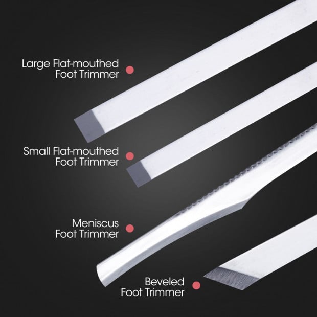 18PCS Manicure Pedicure Stainless Toe Nail Clippers Kit Tools Image 8