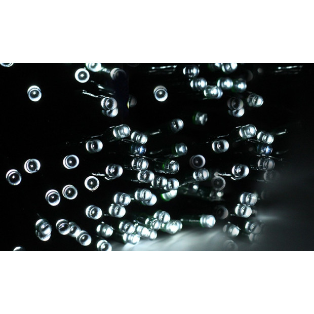 300led 30m Solar Power Thicker String Light Cool White Image 2