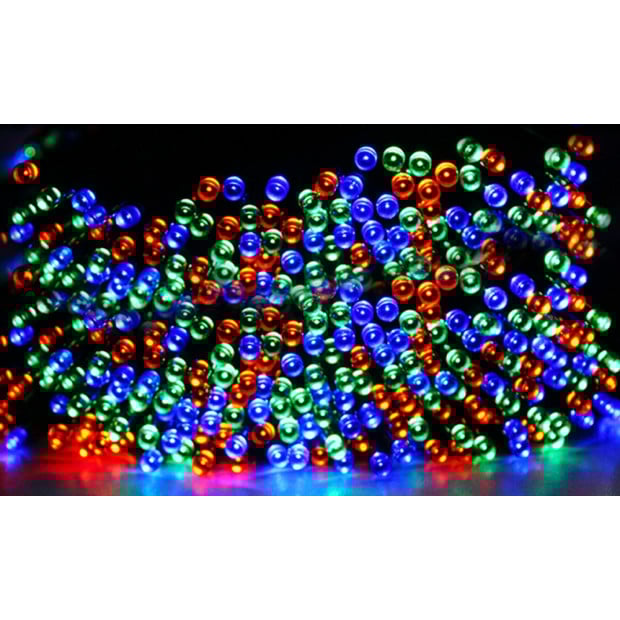 42m 400led Multi Colour String Solar Powered Fairy Lights Image 2
