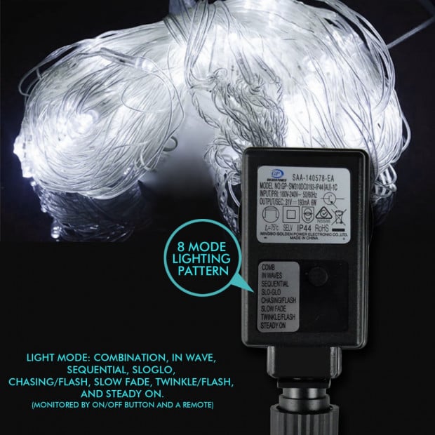 Led Fairy Net Lights Party Wedding 1.5x1.5m Image 5