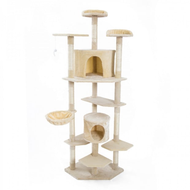 Cat Tree Scratcher PARALA 204 cm - BEIGE