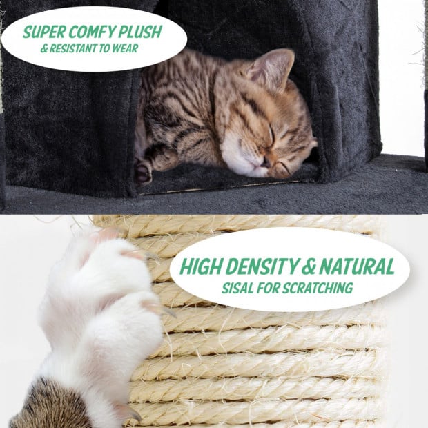 Cat Tree Scratcher PARALA 204 cm - GREY Image 2