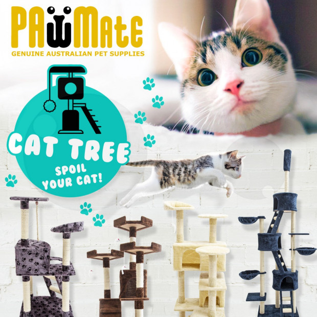 Cat Tree Scratcher ATACAMA 100 cm - BEIGE Image 2