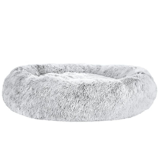 Pet Bed Dog Cat Calming Bed Extra Large 110cm Charcoal Washable