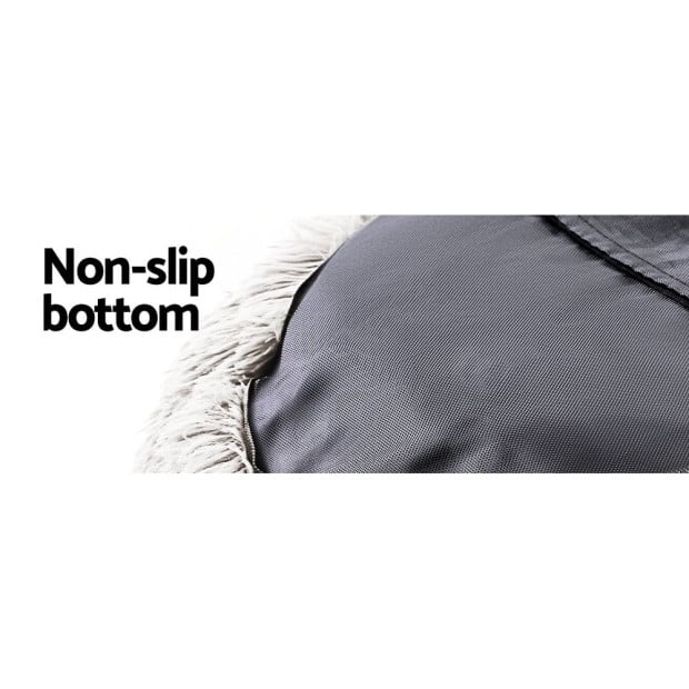 Pet Bed Dog Cat Calming Bed Extra Large 110cm White Comfy Washable Image 6