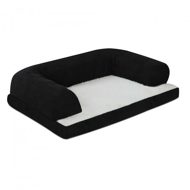 Medium Fleece Pet Bed - Black