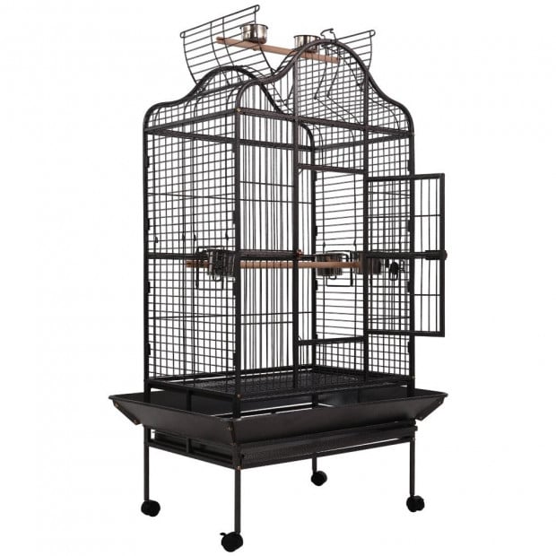 Bird Cage Pet Cages Aviary 168CM Large Travel Stand Budgie Parrot Toys Image 3