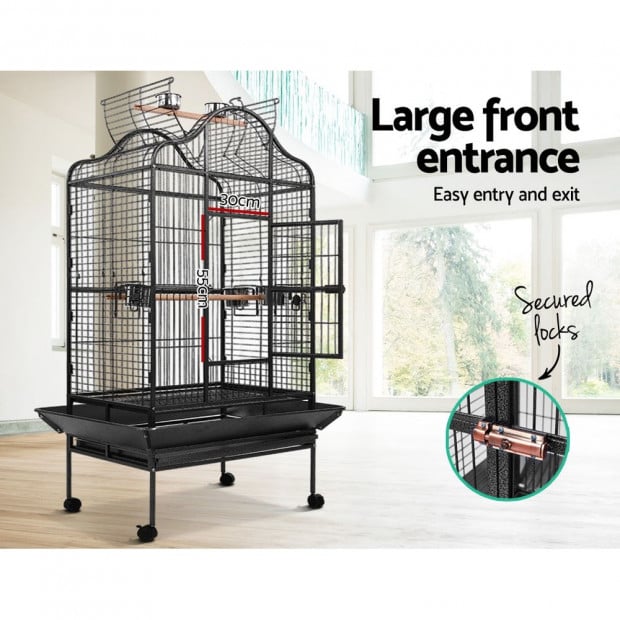 Bird Cage Pet Cages Aviary 168CM Large Travel Stand Budgie Parrot Toys Image 4