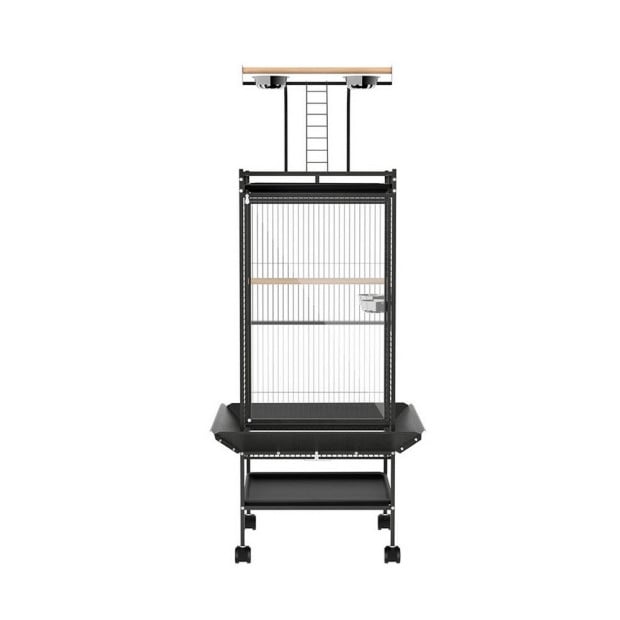 Bird Cage Large 155cm Parrot Aviary Stand-alone Budgie Wheels Castor Image 3