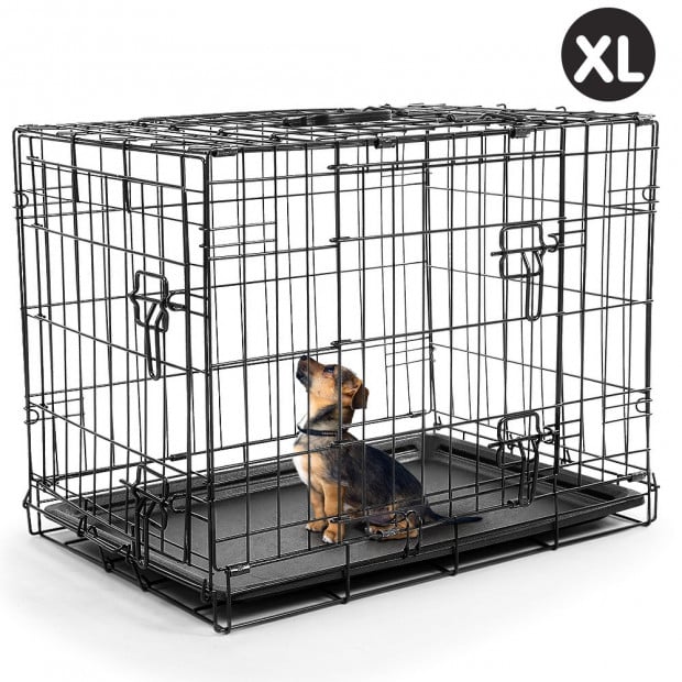 Foldable Pet Cage Crate - X-Large