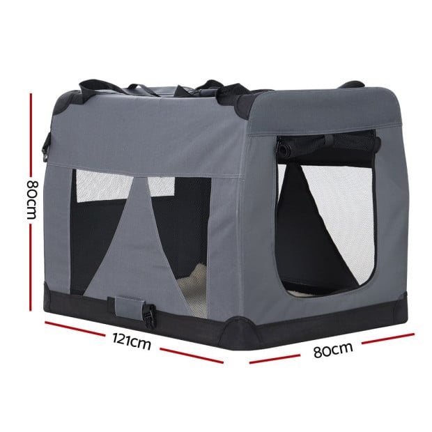 Pet Carrier Soft Crate Dog Cat Travel Portable Cage Foldable 4xl Image 2