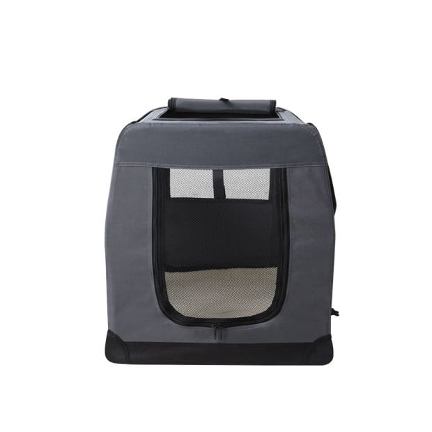 Pet Carrier Crate Dog Cat Travel Portable Cage Kennel Foldable Car M Image 4