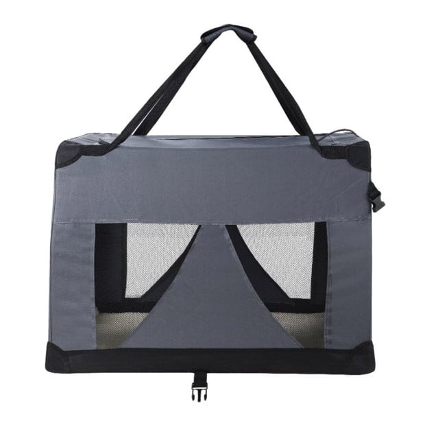 Pet Carrier Soft Crate Dog Cat Travel Portable Cage Foldable Car Xl Image 3