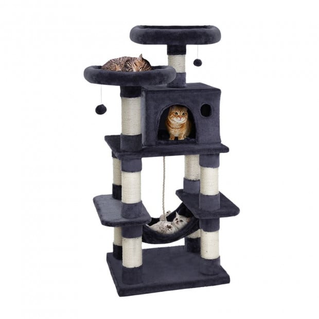 Cat Tree Scratching Tower Condo House Furniture Wood