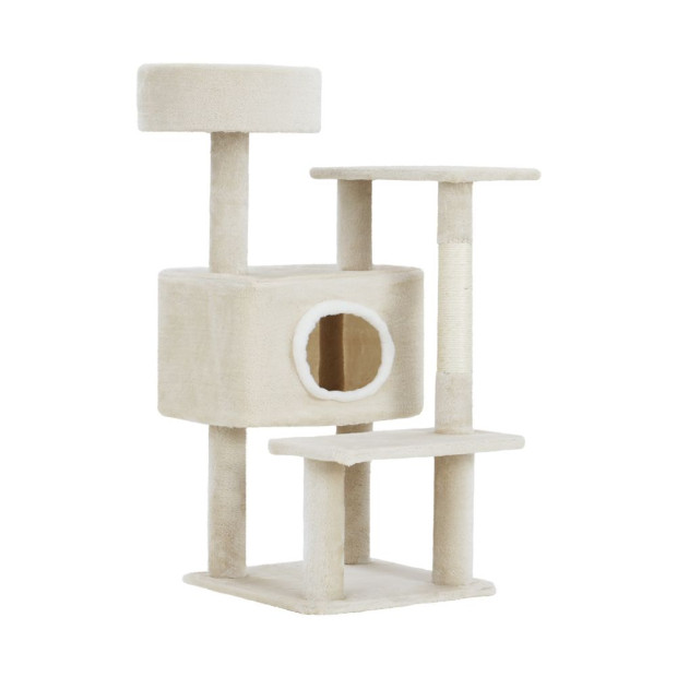Cat Tree Tower Scratching Post Wood Condo House Bed Trees 90cm Image 4