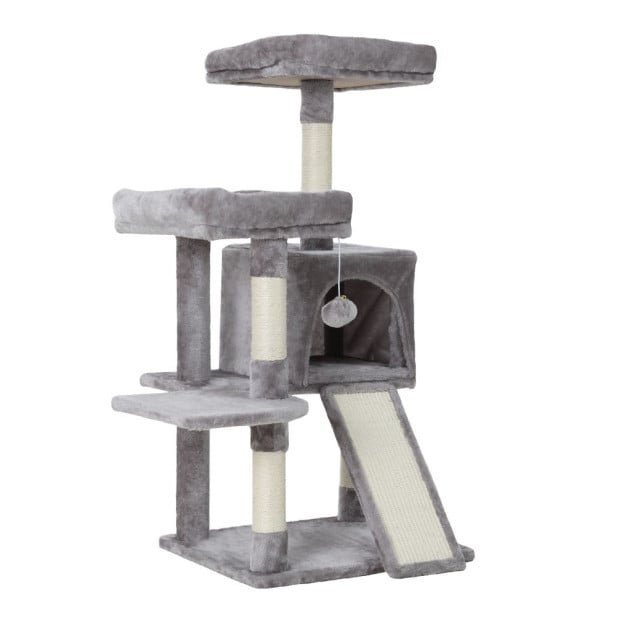 Cat Tree Tower Scratching Post Wood Condo House Bed Trees 103cm Image 4