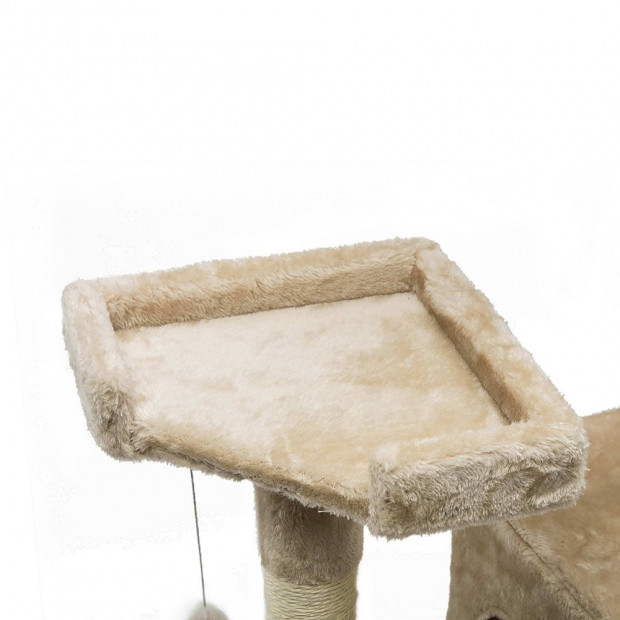 i.Pet 180cm Multi Level Cat Scratching Post - Beige Image 4