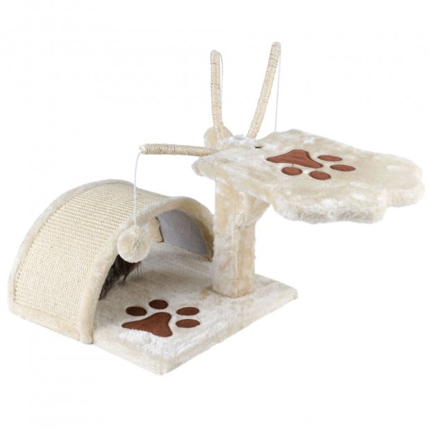 i.Pet 45cm Cat Scratching Tree - Beige