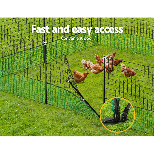 Poultry Chicken Fence Netting Electric Wire Ducks Goose Coop 25mx125cm Image 5