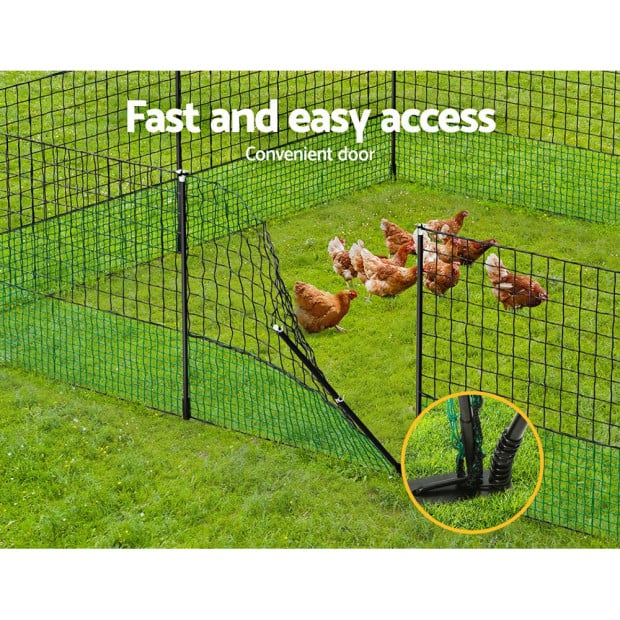 Poultry Chicken Fence Netting Electric Wire Ducks Goose Coop 50mx125cm Image 5