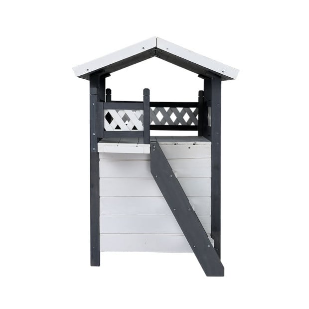 Rabbit Hutch Cat House Shelter Outdoor Wooden Dog Pet House Kennel Image 4