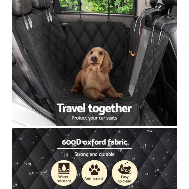 Pet Car Seat Cover Dog Protector Hammock Back Waterproof Belt 600D Image 5