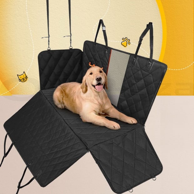 Pet Car Seat Cover Dog Protector Hammock Back Waterproof Belt 600D Image 8