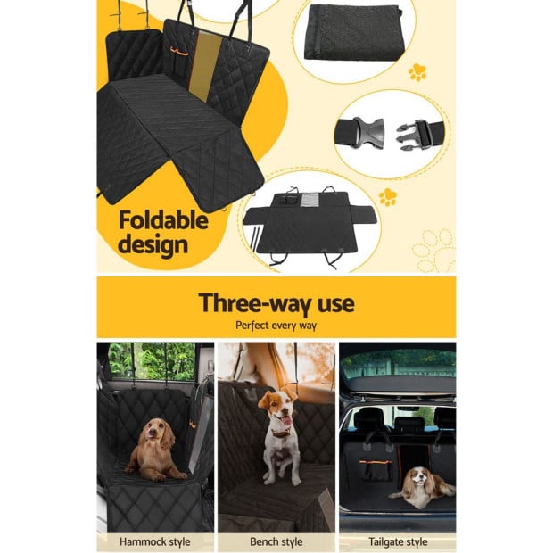 Pet Car Seat Cover Dog Hammock Protector Back Belt Non Slip Mat Image 6