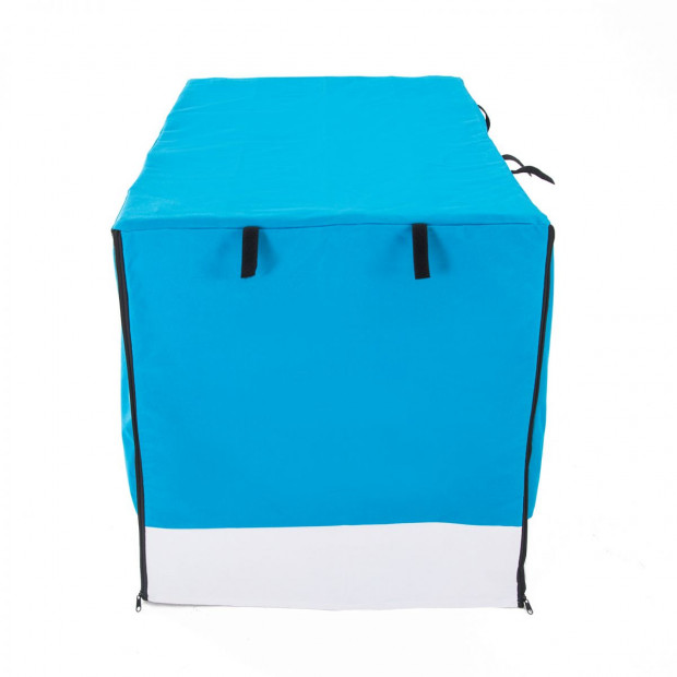 42in Cover for Wire Dog Cage - BLUE Image 5