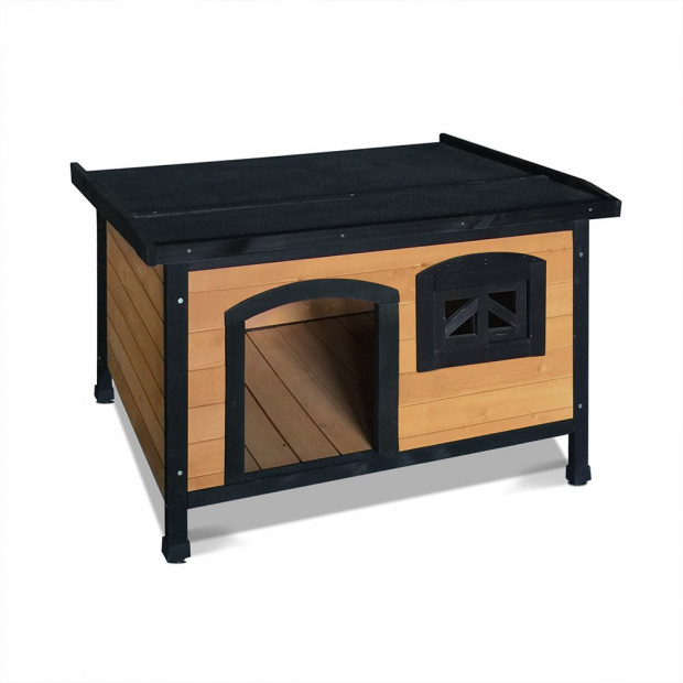 Large Pet Dog Kennel - Black