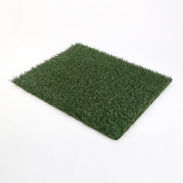 2x 58.5cm x 46cm Synthetic Grass Pet Mats Image 3
