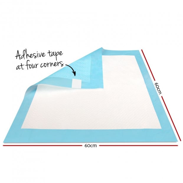 200pcs Puppy Dog Pet Training Pads Cat Toilet 60 x 60cm Disposable Image 2