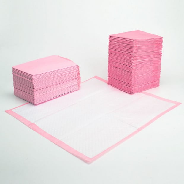 300PCS Pet Toilet Training Pads 7 Layered - PINK Image 3
