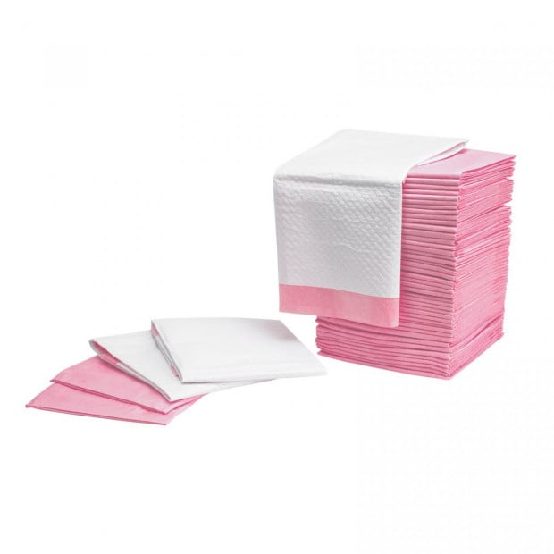 400PCS Pet Toilet Training Pads 7 Layered - PINK