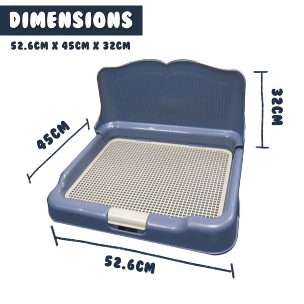 Pet Potty Tray Detachable Wall T2 - Blue Image 5