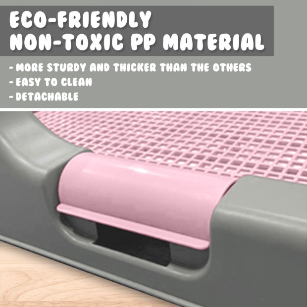 Pet Potty Tray Detachable Wall T2 - Grey Image 2