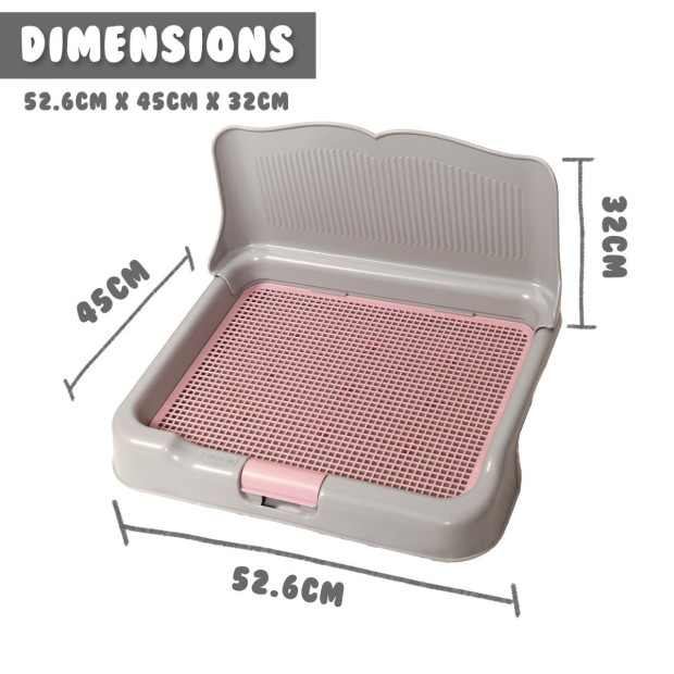 Pet Potty Tray Detachable Wall T2 - Grey Image 5