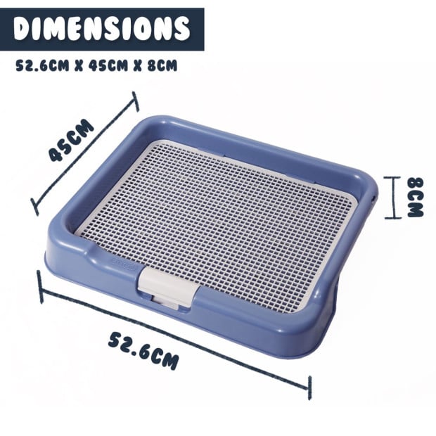 Pet Potty Tray T3 - Blue Image 4