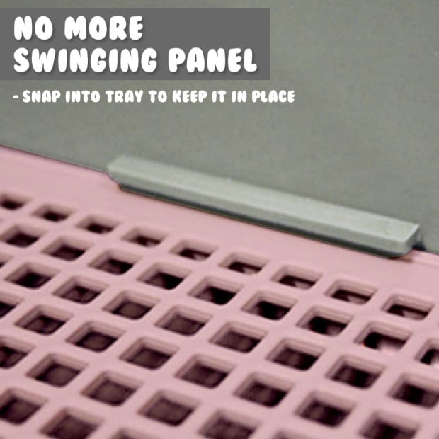 Pet Potty Tray T3 - Grey Image 2