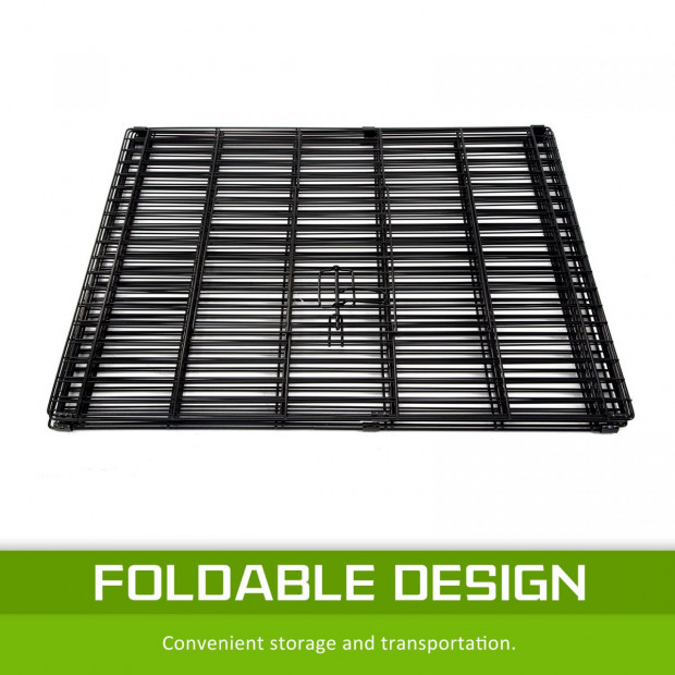 30in 8 Panel Foldable Pet Playpen With Cover Image 6