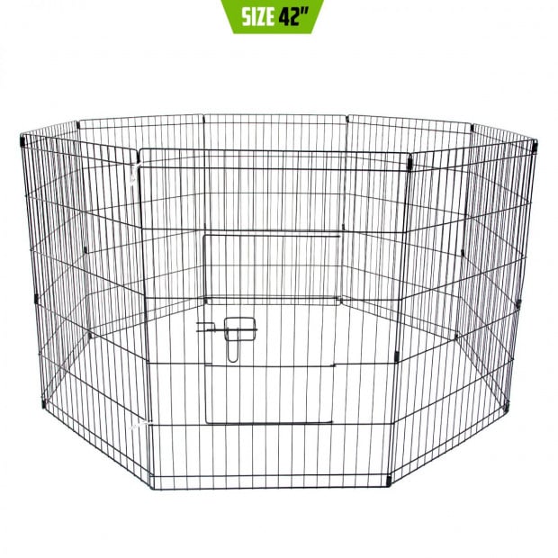 8 Panel Foldable Pet Playpen 42