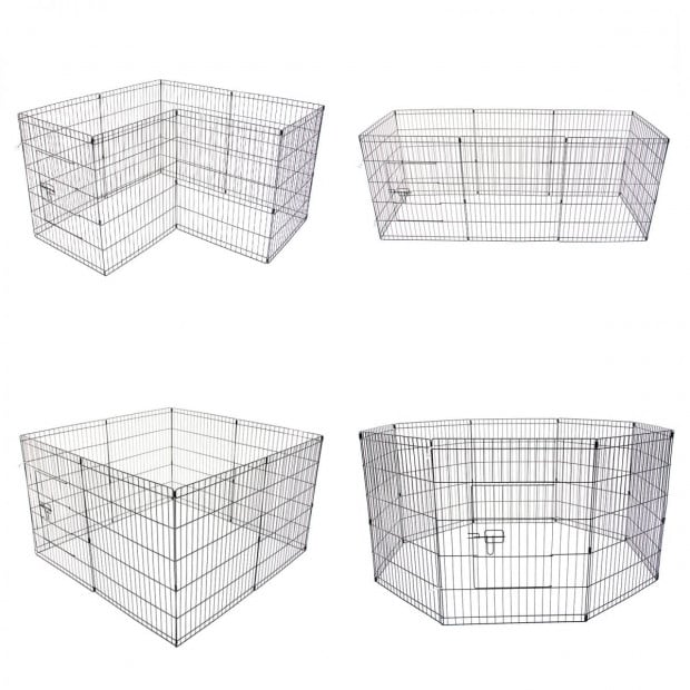 8 Panel Foldable Pet Playpen 42