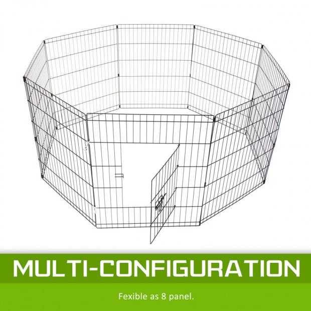 8 Panel Foldable Pet Playpen 42