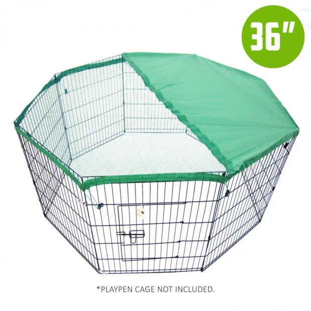 36in Cover for Playpen - Green