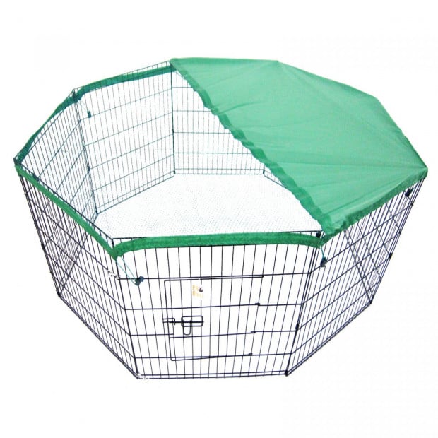 42in Net Cover for Playpen - Green Image 2