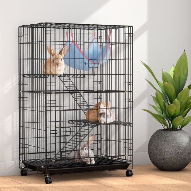 Rabbit Cage Indoor Hutch Guinea Pig Bunny Ferret Hamster Pet Outdoor Image 8