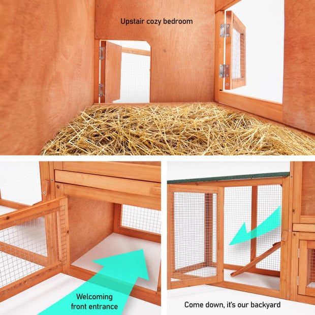 2 Storey Rabbit Hutch Mansion Image 5